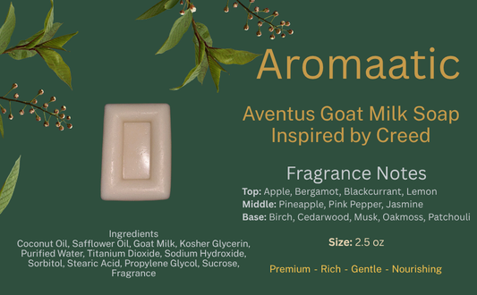 Aromaatic 3600 Goat Milk Soap 3 oz