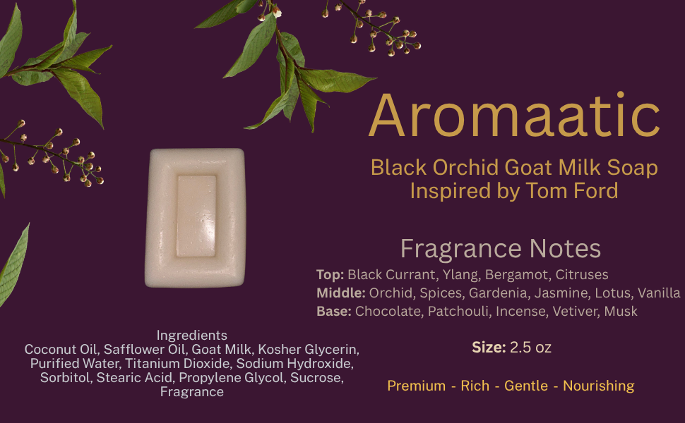 Aromaatic 3102 Goat Milk Soap 3 oz